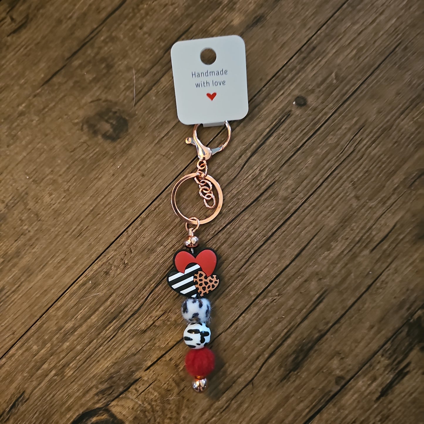 Red Heart Keychain