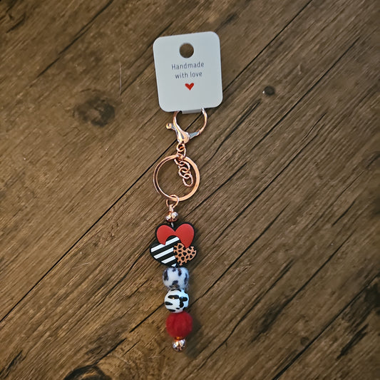 Red Heart Keychain