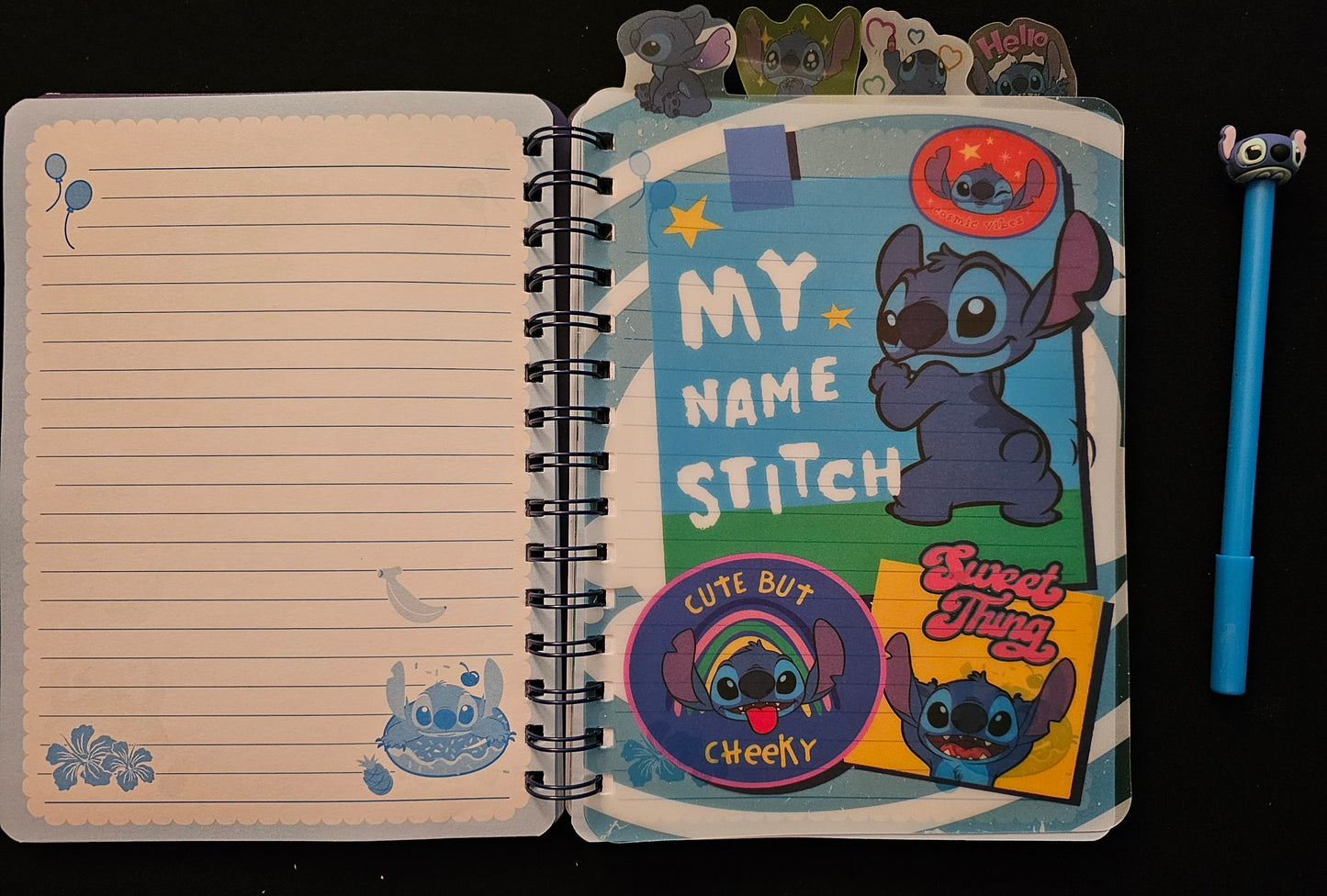 Stitch Notebook and Pen Combo