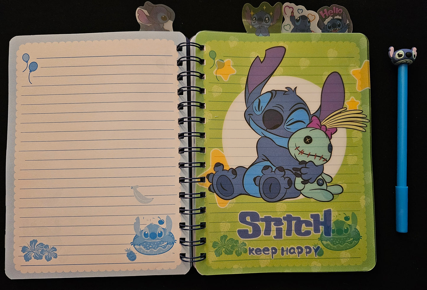 Stitch Notebook and Pen Combo