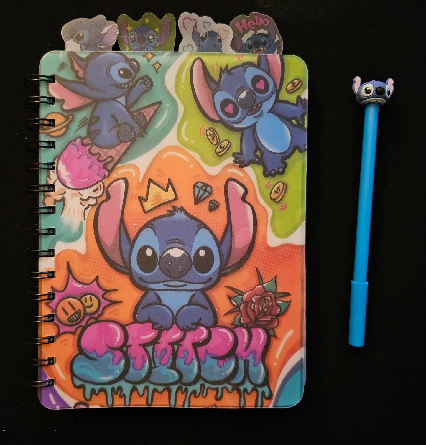 Stitch Notebook and Pen Combo