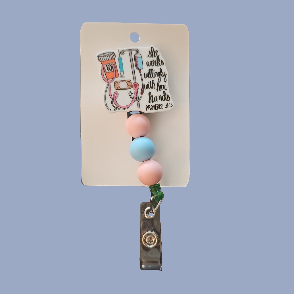 Nurse Badge Reel