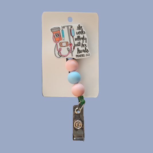 Nurse Badge Reel