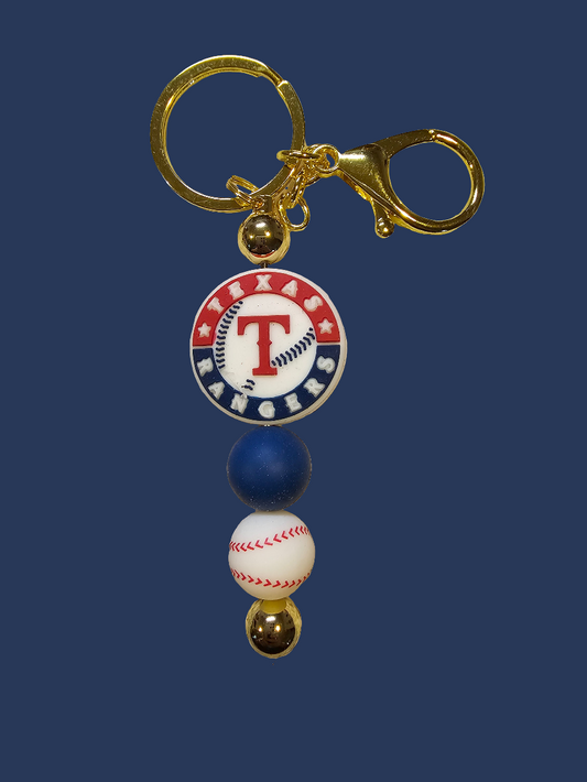 Texas Rangers Keychain