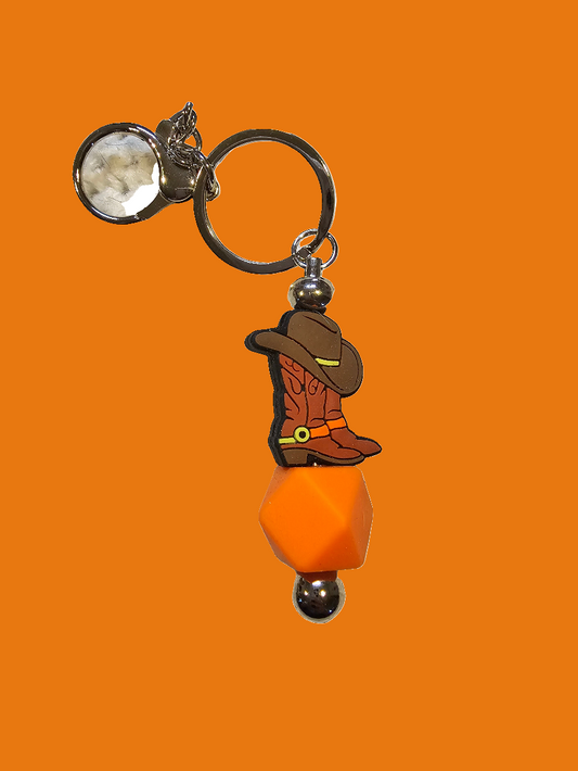 Cowboy Boot Keychain