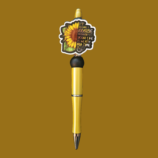 Sunflower Nurse Pen