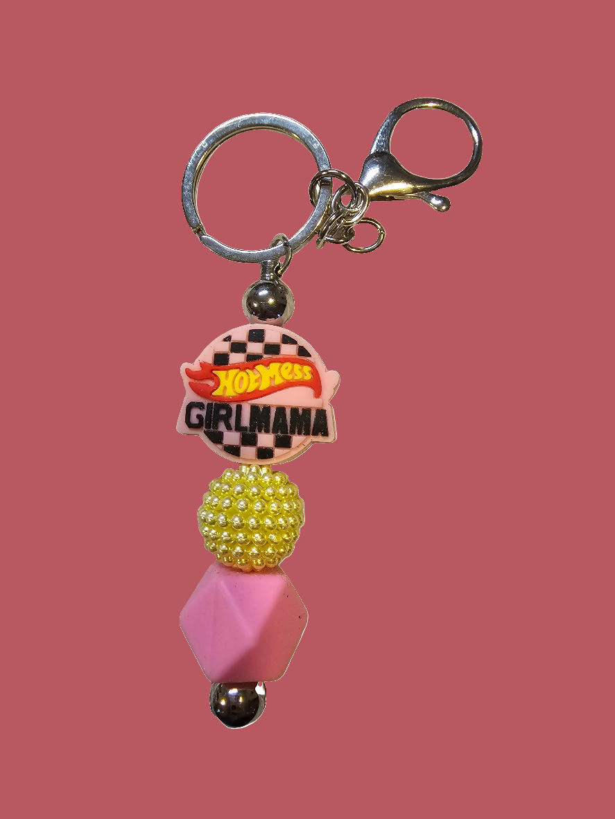 Girl Mama Keychain